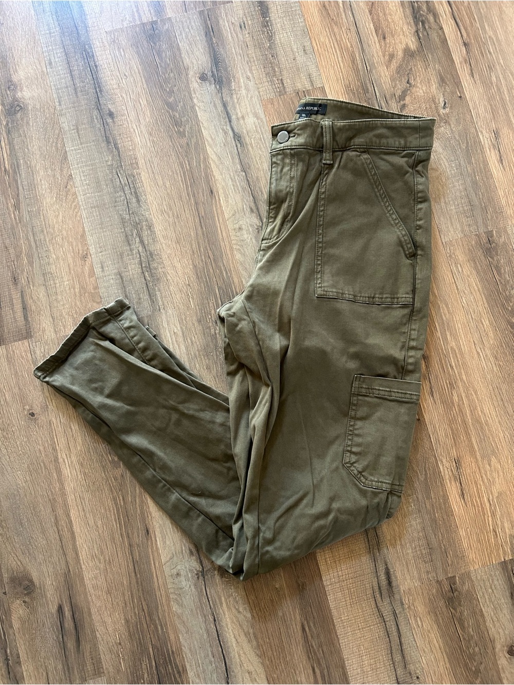 Banana Republic Olive Cargo Jeans for Women